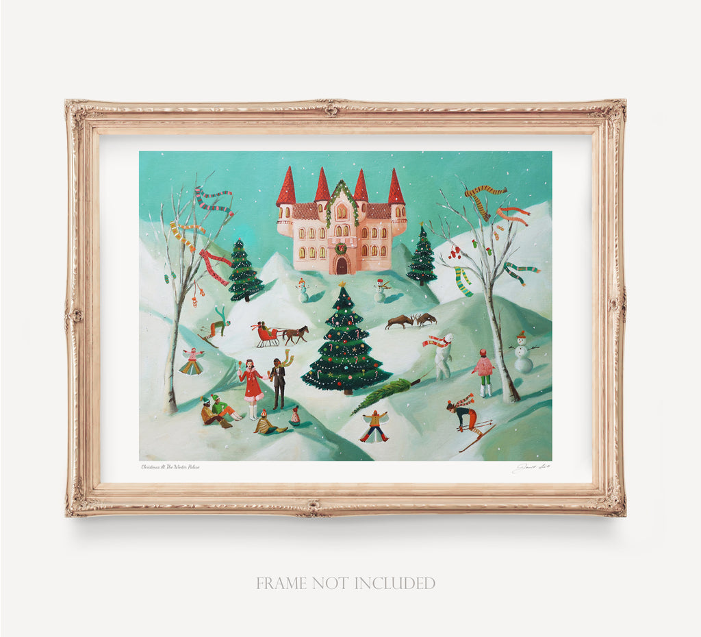 Christmas At The Winter Palace Art Print