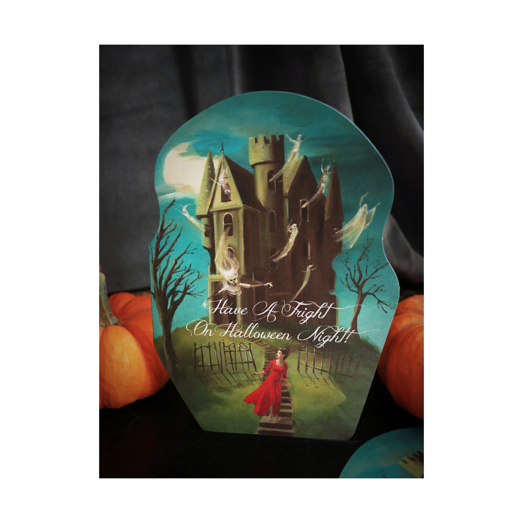 Have A Fright On Halloween Night Die Cut Card