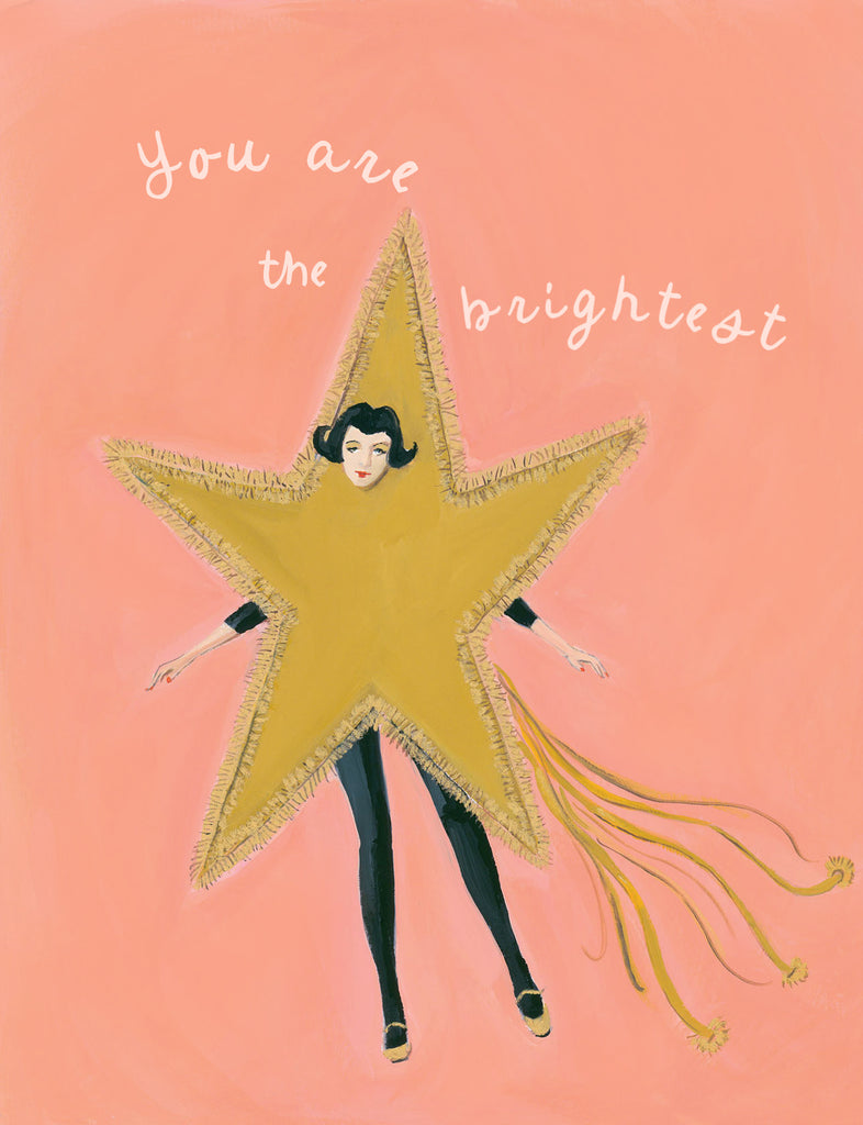 Brightest Star Greeting Card