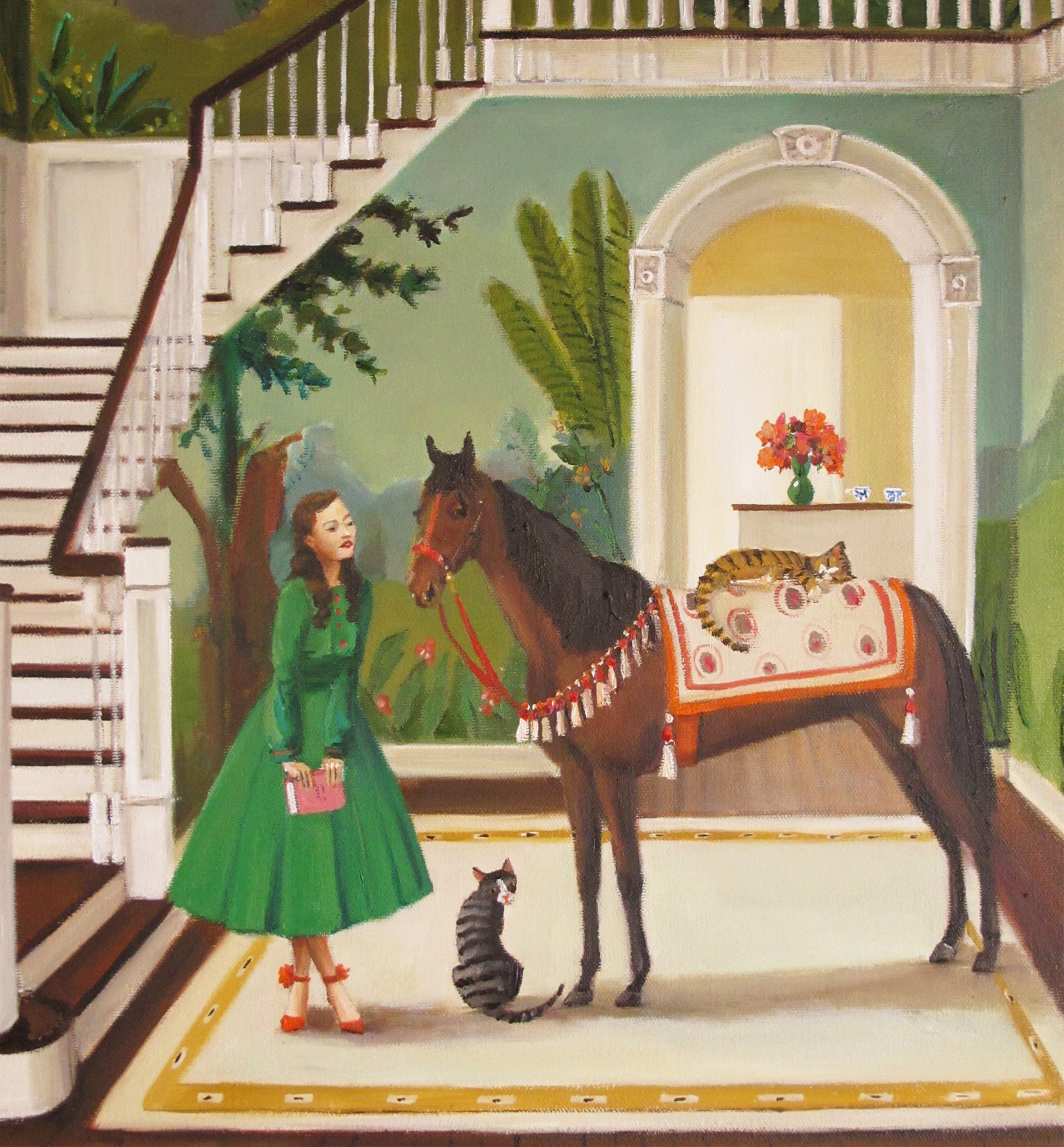 その他 house on the hill Pants (Brown Horse) AHouseHorsecopy_2048x.jpg?v=