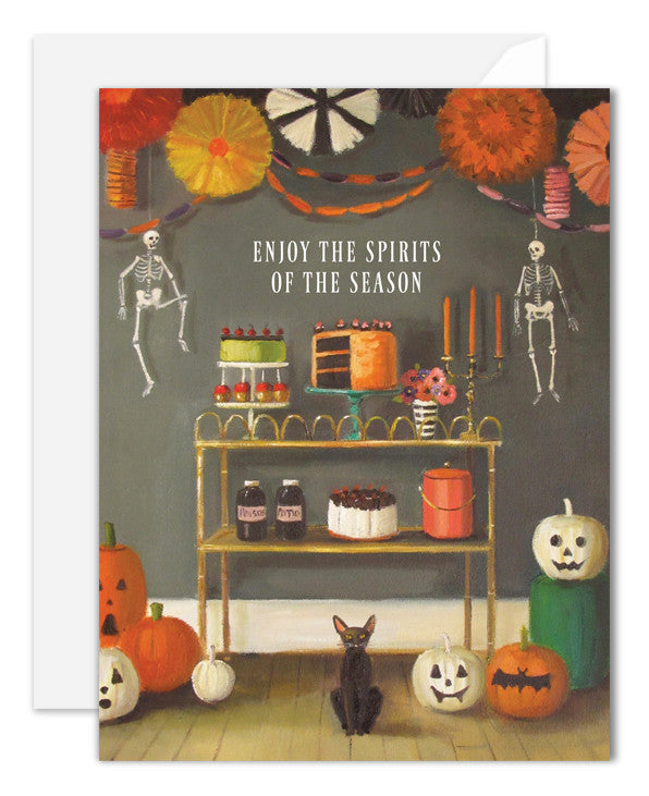 Enjoy The Spirits of the Season Card
