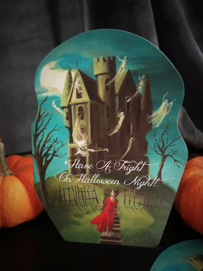Have A Fright On Halloween Night Die Cut Card