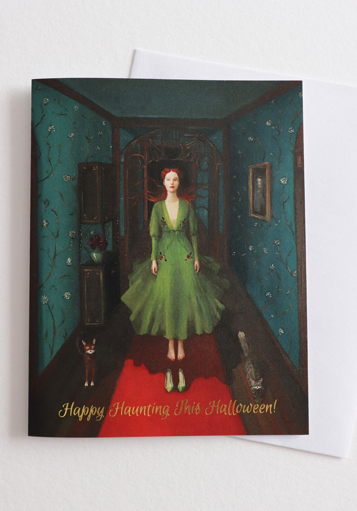 Happy Haunting This Halloween Card