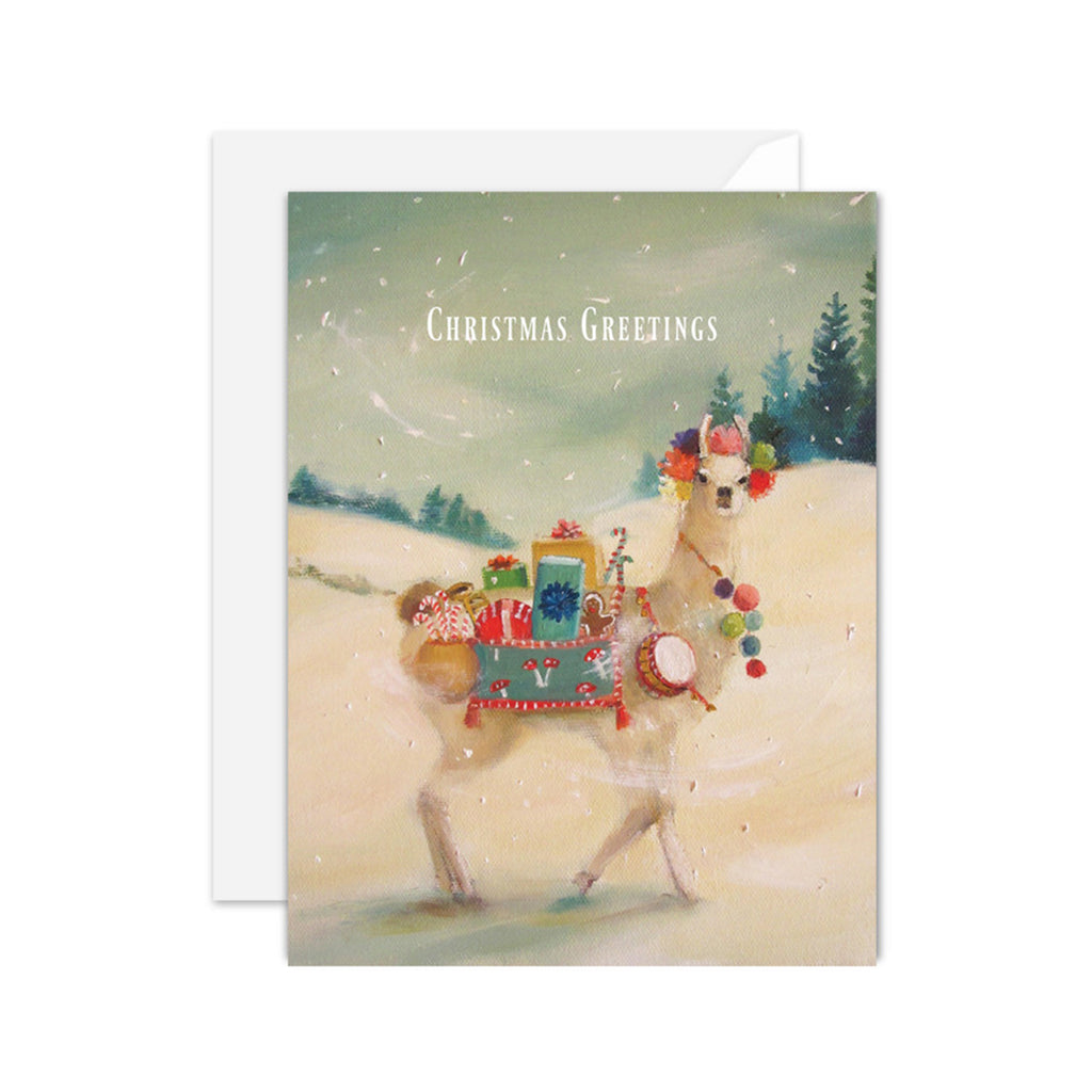 The Christmas Llama Card