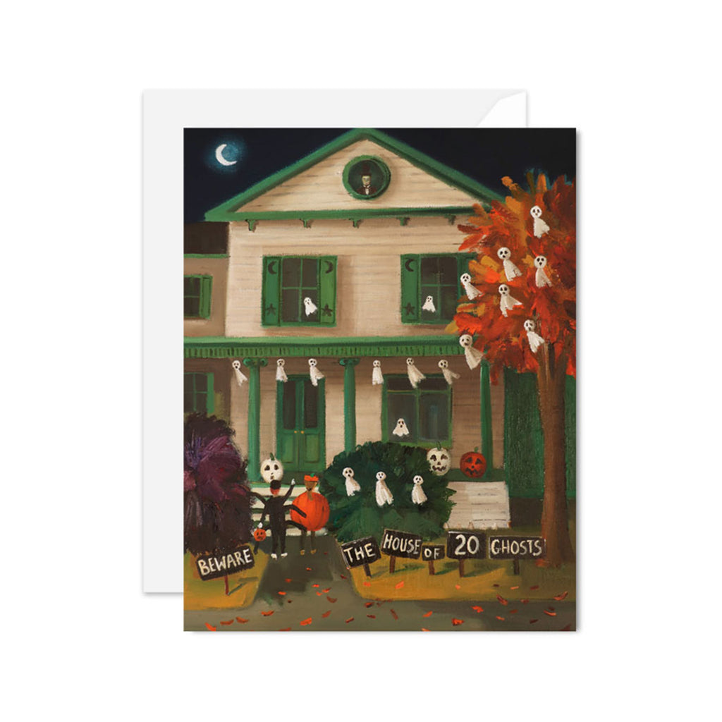 The House of Twenty Ghosts. Hallowen Card. SKU JH1192