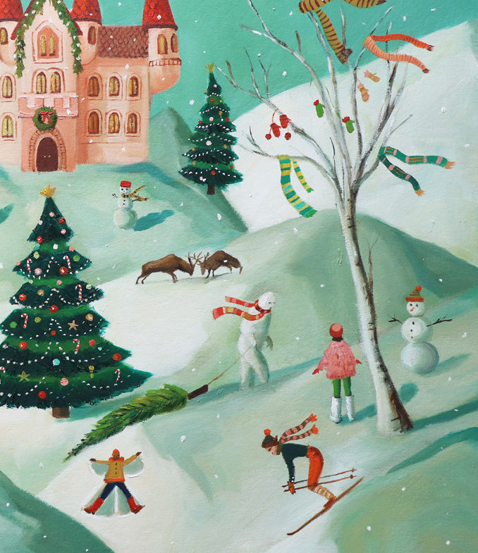 Christmas At The Winter Palace Art Print